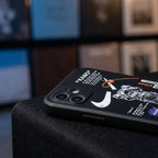Sneaker Astronaut Streetwear iPhone Case – Black – lifestyle view 4