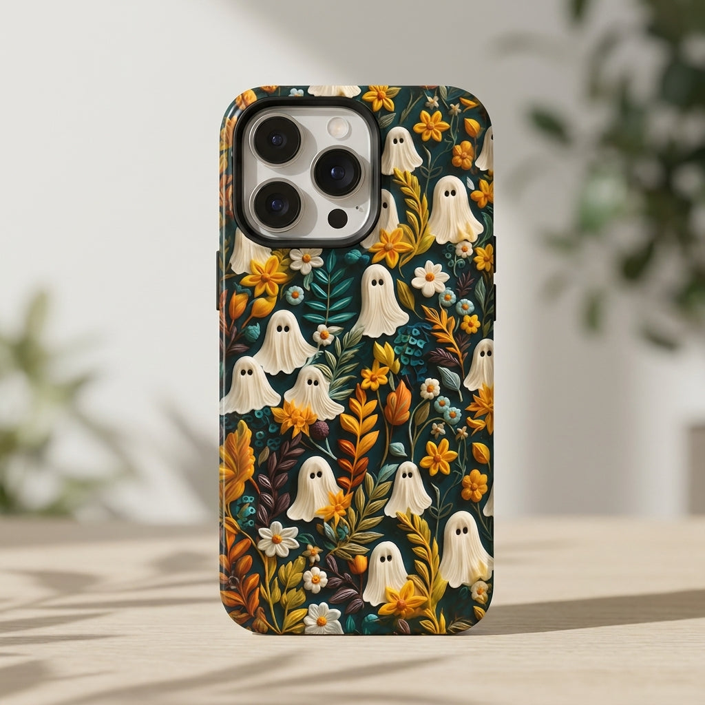 Ghost Garden Matte Glass MagSafe iPhone Case
