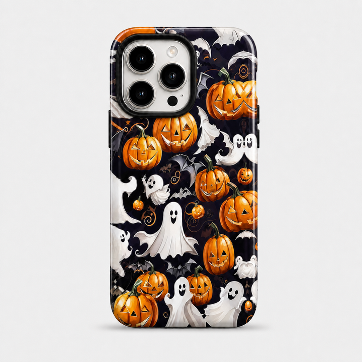Pumpkin Parade Matte Glass MagSafe iPhone Case