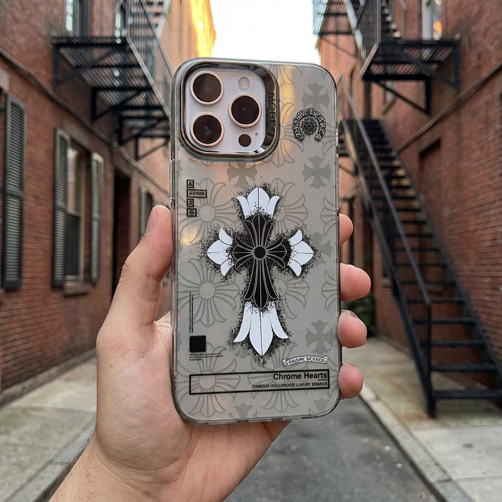 Chrome Hearts Gothic Cross iPhone Case – lifestyle view 6