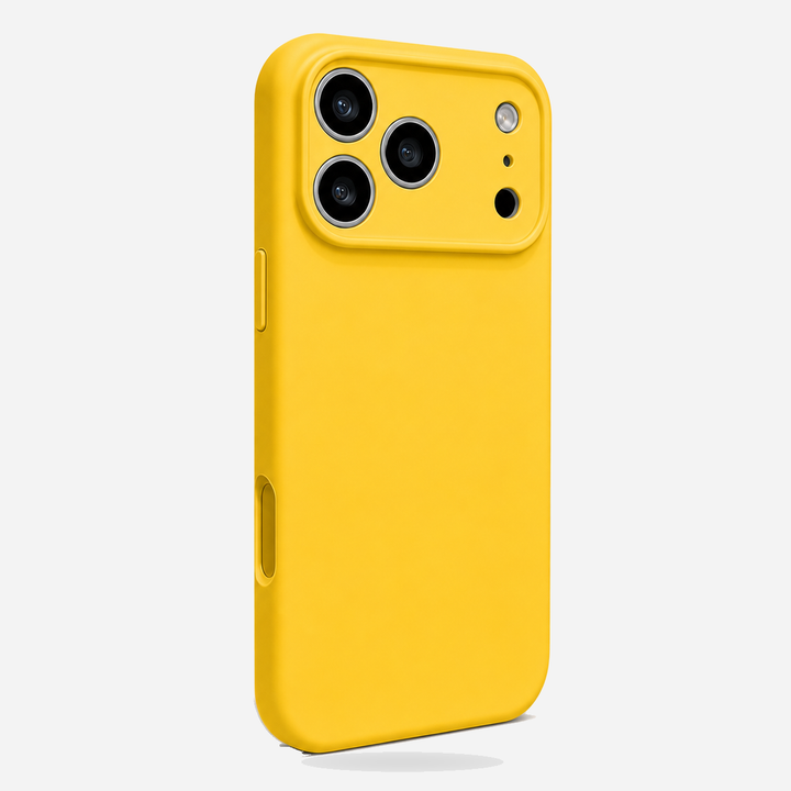 Sunlight MagSafe silicone iPhone case with precision-fit camera frame
