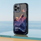 Sunset Golden Mountain Aesthetic iPhone Case – lifestyle view 3