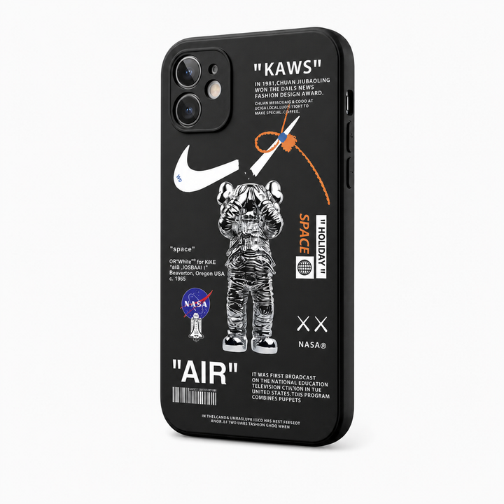 Sneaker Astronaut Streetwear iPhone Case – Black