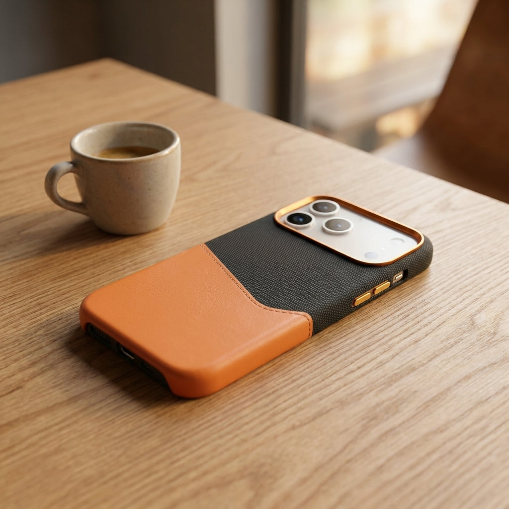 Technical Woven & Leather MagSafe iPhone Case