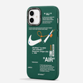 Nike x Off White inspired Streetwear iPhone Case – Green