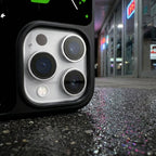 Spider Web Streetwear MagSafe Glass iPhone Case - White – lifestyle view 4