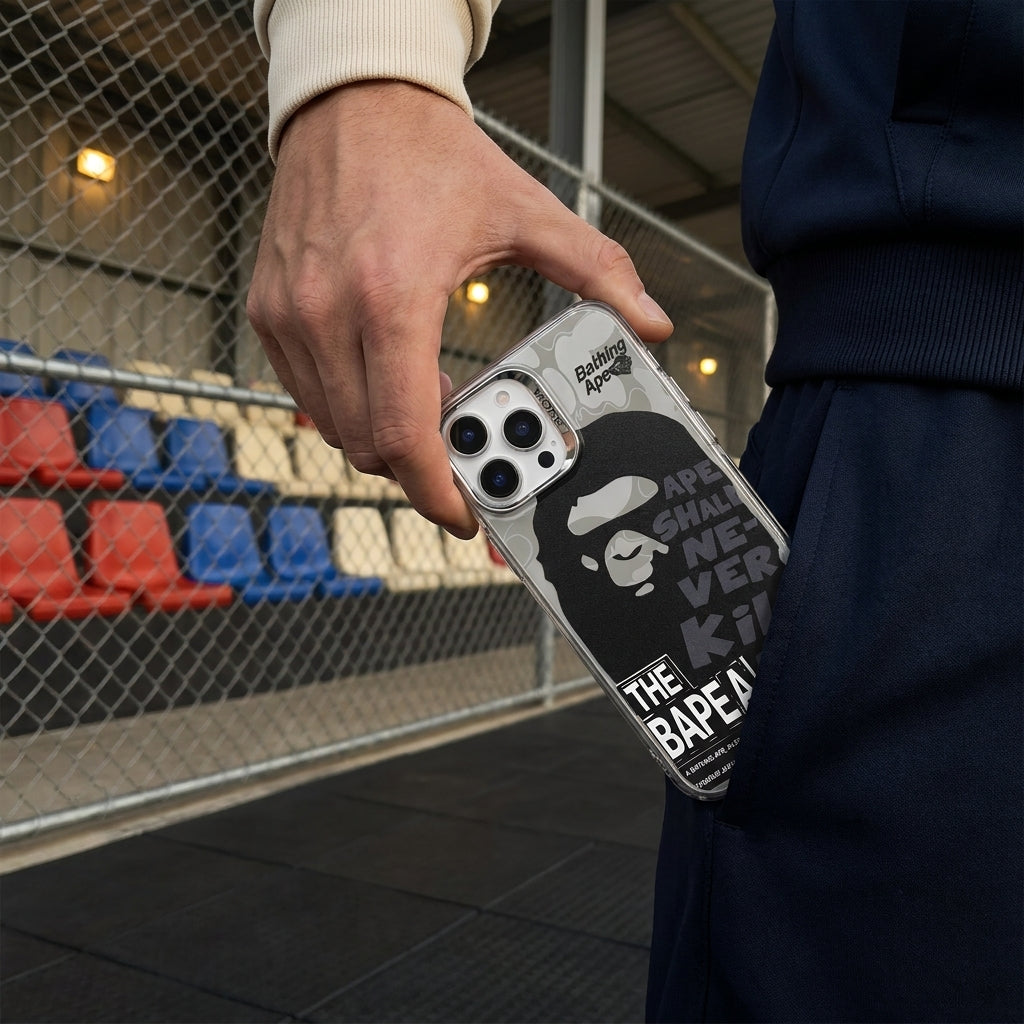 APE Gray Camo Limited iPhone Case