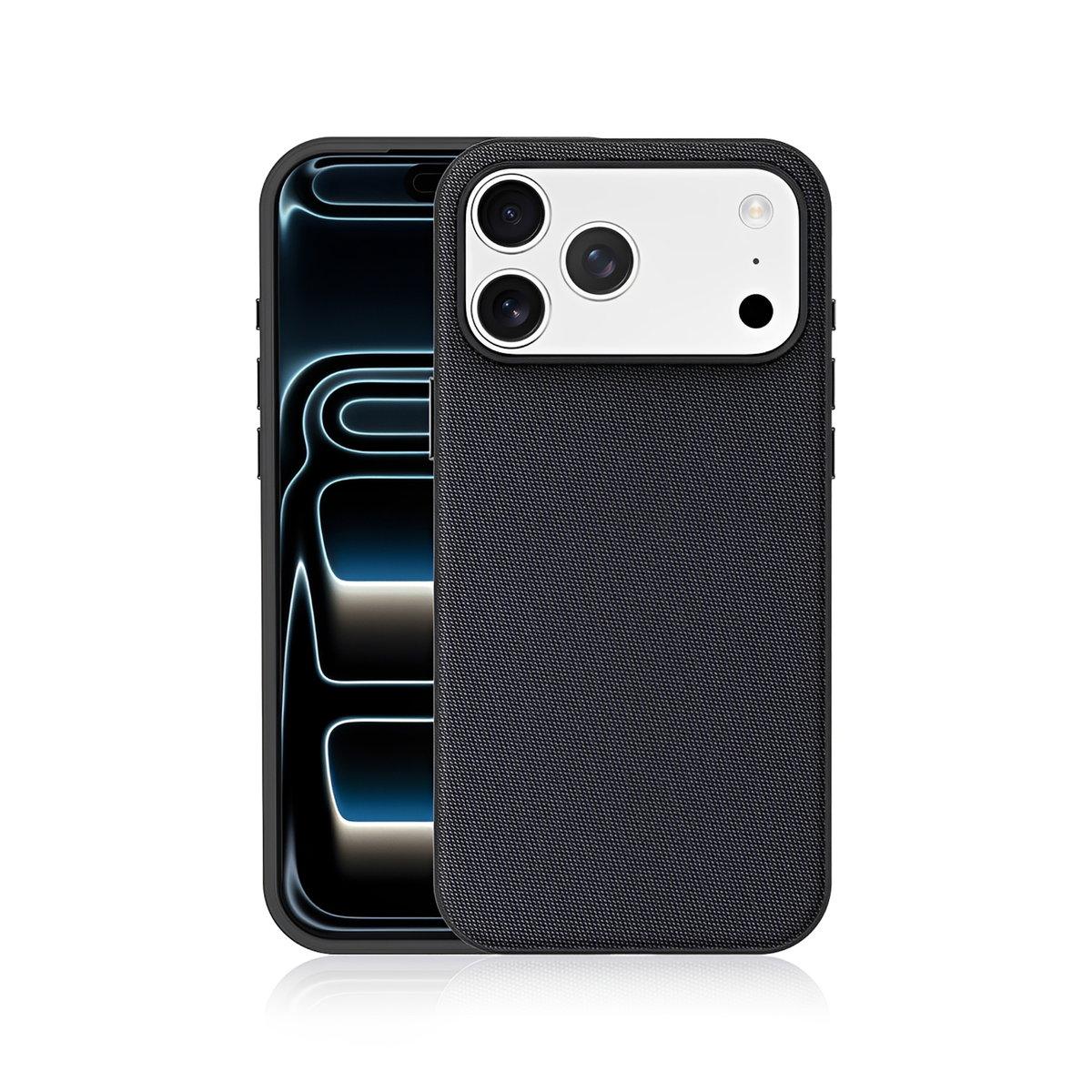 Technical Woven Fabric MagSafe iPhone Case - Black