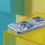 Blue Snow Mountain Aesthetic iPhone Case – lifestyle view 5