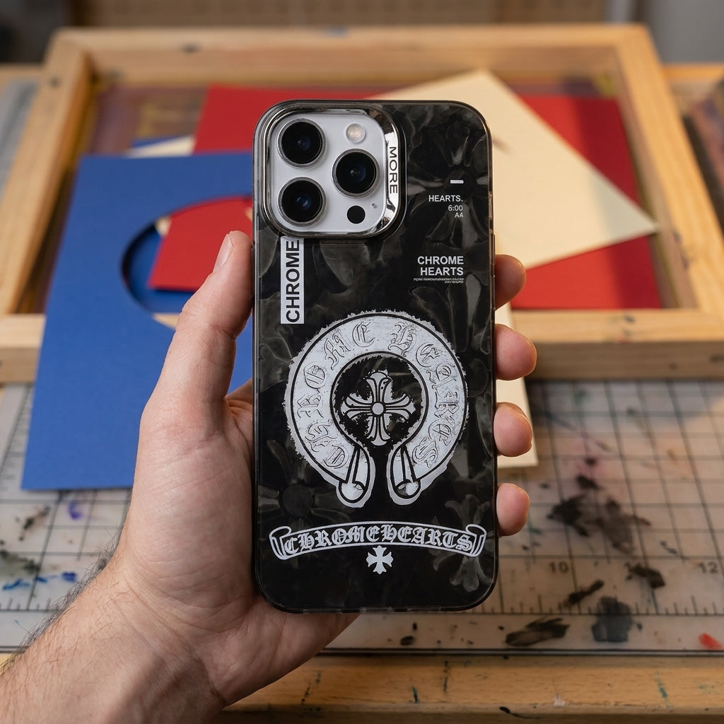 Chrome Hearts Horseshoe Cross iPhone Case – lifestyle view 6