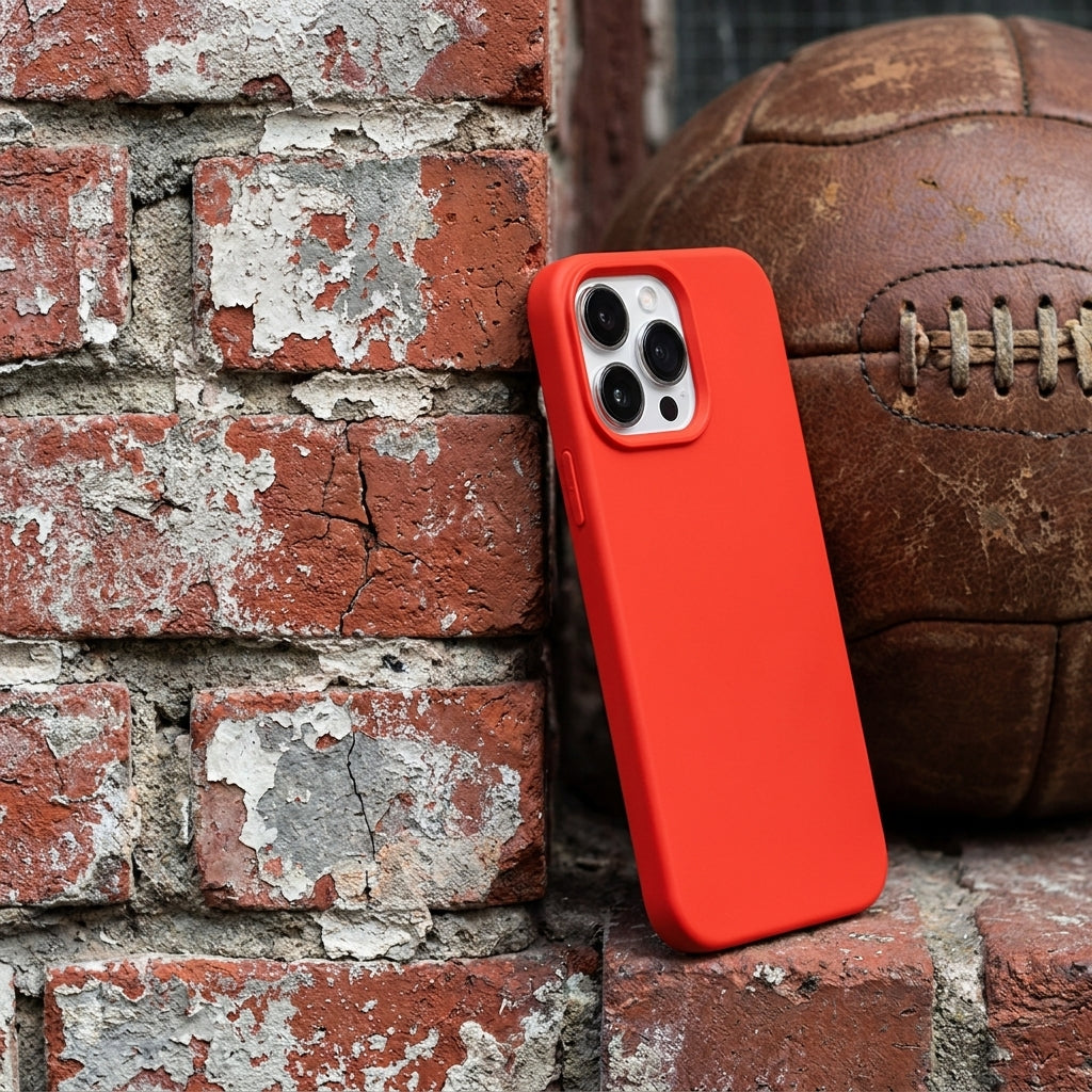Liquid Silicone iPhone Case – Red Palette