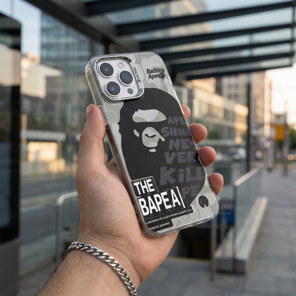 APE Gray Camo Limited iPhone Case