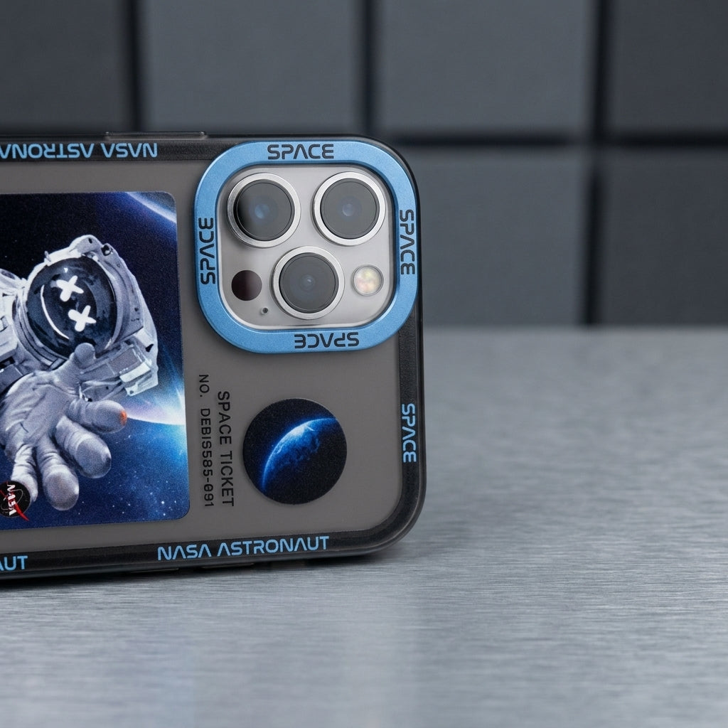 Astronaut Space Futuristic iPhone Case – lifestyle view 4