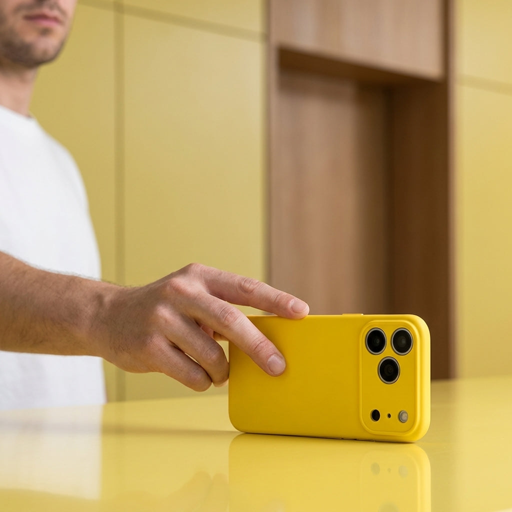 MagSafe Silicone iPhone Case – Sunset Sorbet | Precision Fit