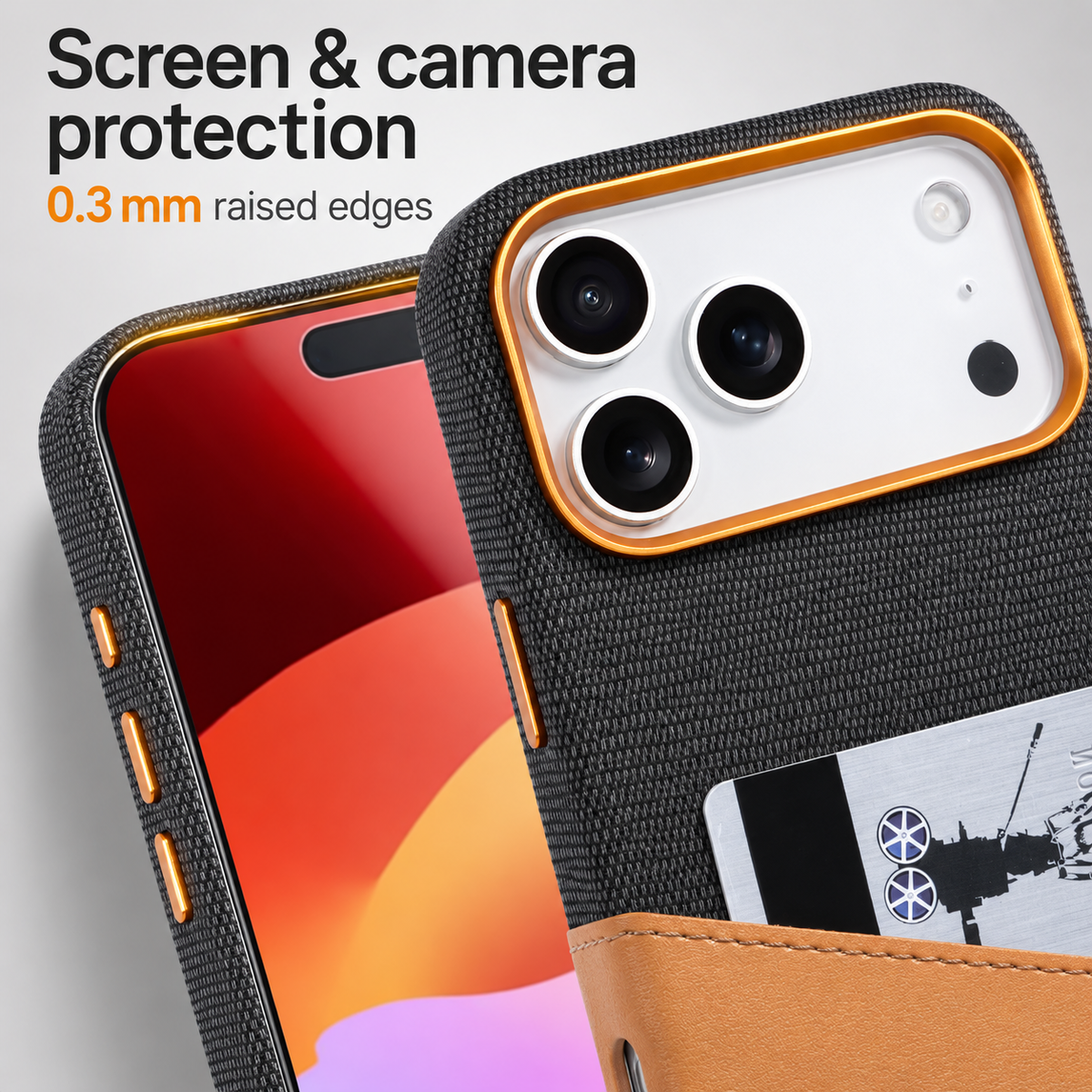 Technical Woven & Leather MagSafe iPhone Case