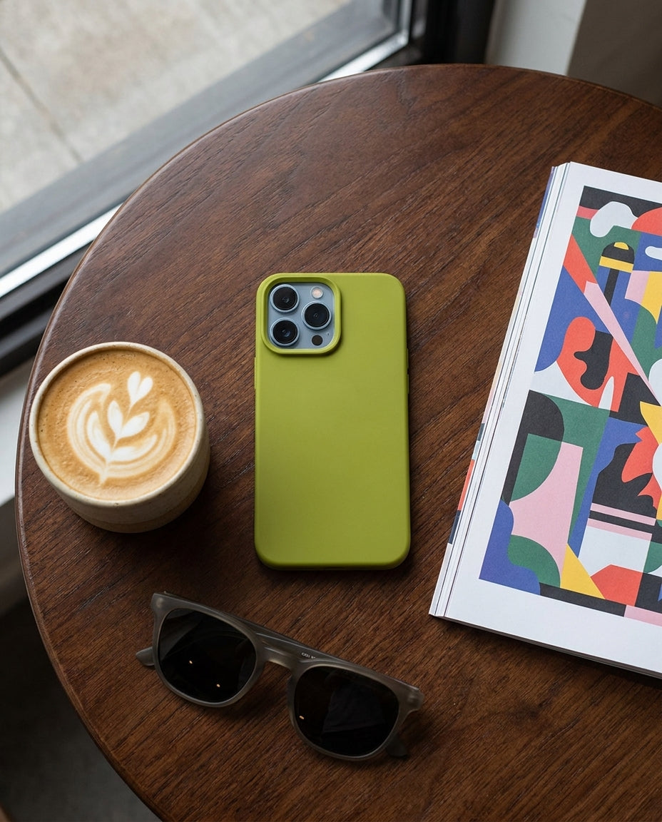 Forest Green Liquid Silicone iPhone Case