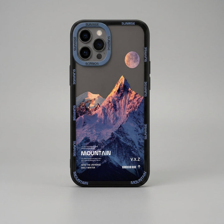 Sunset Golden Mountain Aesthetic iPhone Case – lifestyle view 6