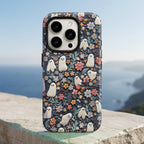 Ghost Meadow Matte Glass MagSafe iPhone Case – lifestyle view 1