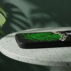 Spider Web Streetwear MagSafe Glass iPhone Case - Green – lifestyle view 5