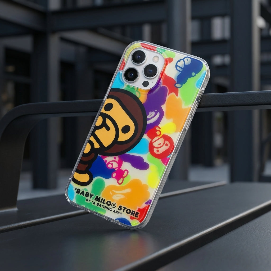 APE Baby Color iPhone Case – Street Art Cartoon Limited Edition Cover