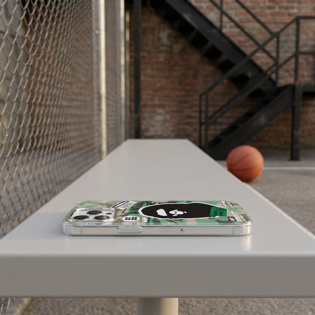 APE Green Camo Limited iPhone Case