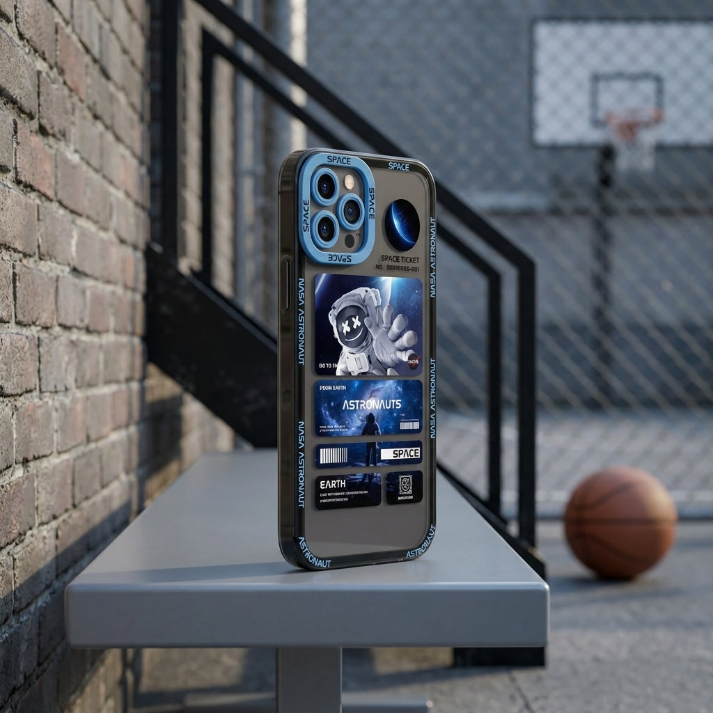 Astronaut Space Futuristic iPhone Case – lifestyle view 3