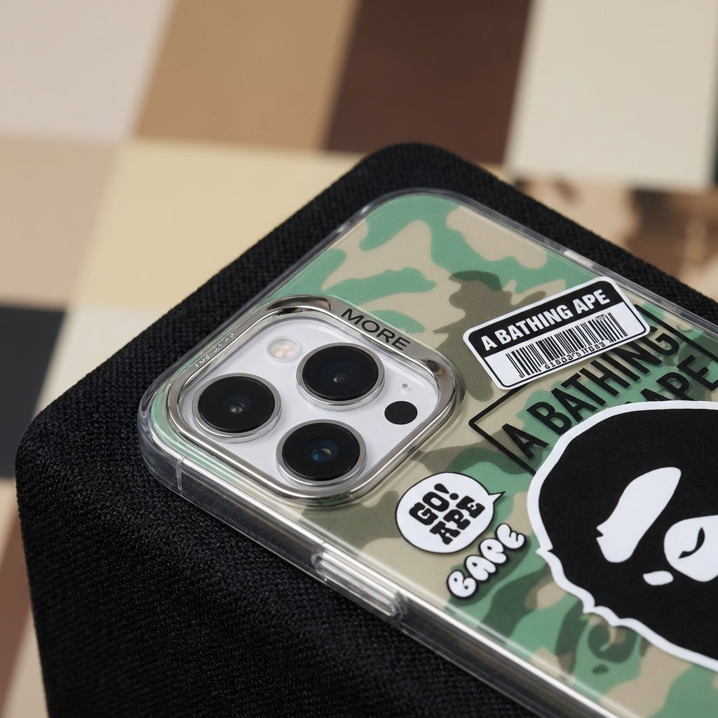 APE Green Camo Limited iPhone Case