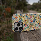 Wildflower Garden Matte Glass MagSafe iPhone Case – lifestyle view 5