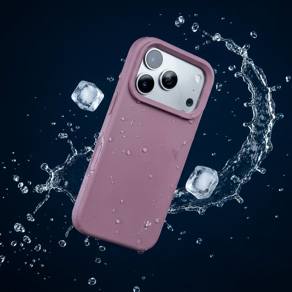 Premium Liquid Silicone iPhone Case – Open Camera – Blackcurrant