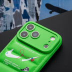 3D Volt Green Sneaker Streetwear iPhone Case – lifestyle view 4