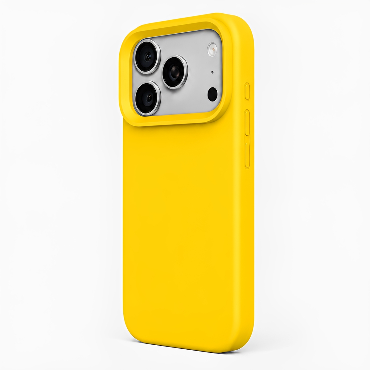 Premium Liquid Silicone iPhone Case – Open Camera – Sunflower