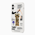 Sneaker Astronaut Streetwear iPhone Case – White
