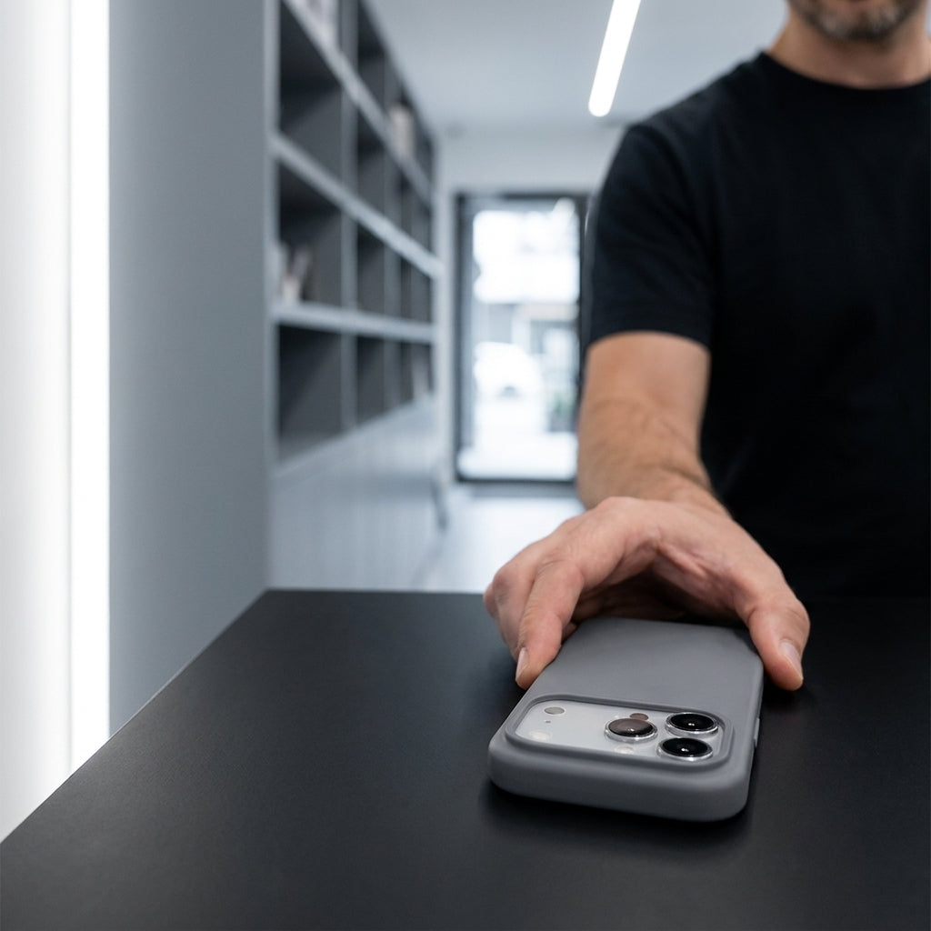 MagSafe Silicone iPhone Case – Quiet Studio | Open Frame