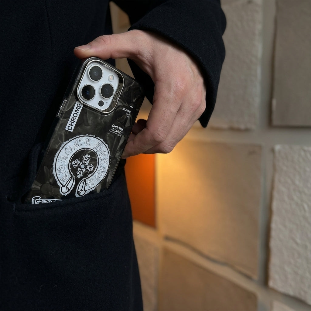 Chrome Hearts Horseshoe Cross iPhone Case