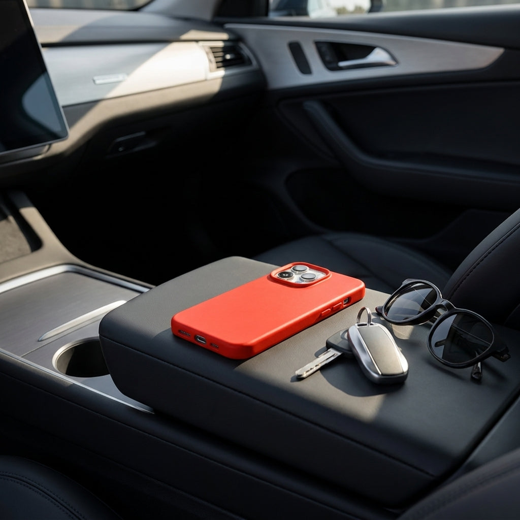 Liquid Silicone iPhone Case – Red Palette
