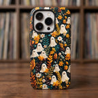 Ghost Garden Matte Glass MagSafe iPhone Case – lifestyle view 2
