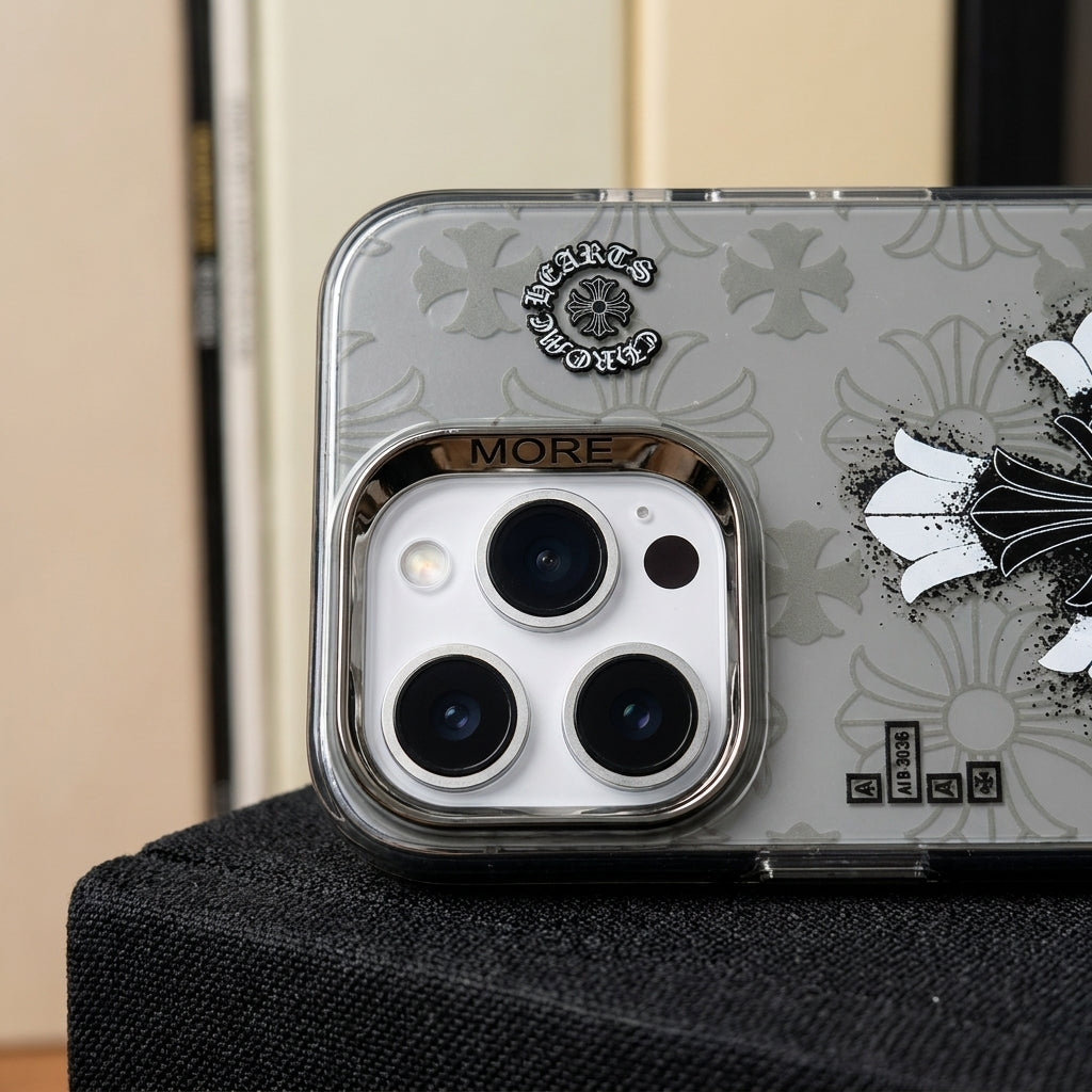 Chrome Hearts Gothic Cross iPhone Case – lifestyle view 4