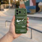 3D Olive Green Sneaker Streetwear iPhone Case – lifestyle view 6