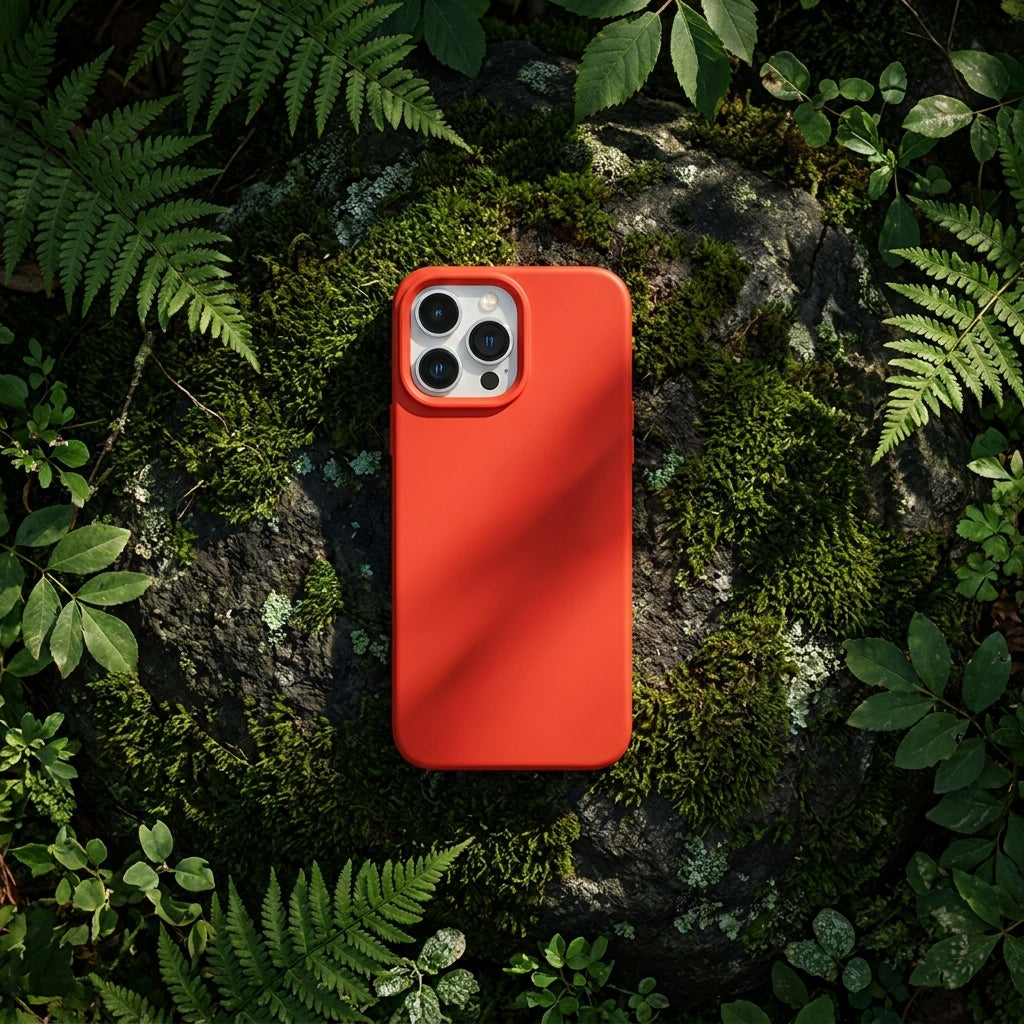 Liquid Silicone iPhone Case – Red Palette