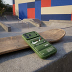 3D Olive Green Sneaker Streetwear iPhone Case – lifestyle view 1