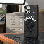Spider Web Streetwear MagSafe Glass iPhone Case - Black – lifestyle view 1