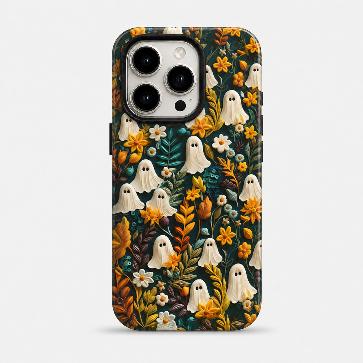 Ghost Garden Matte Glass MagSafe iPhone Case