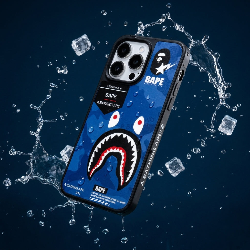 APE Blue Shark Limited iPhone Case
