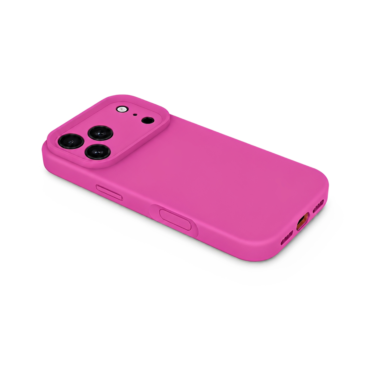 Premium Liquid Silicone iPhone Case – Precision Camera – Dragon Fruit