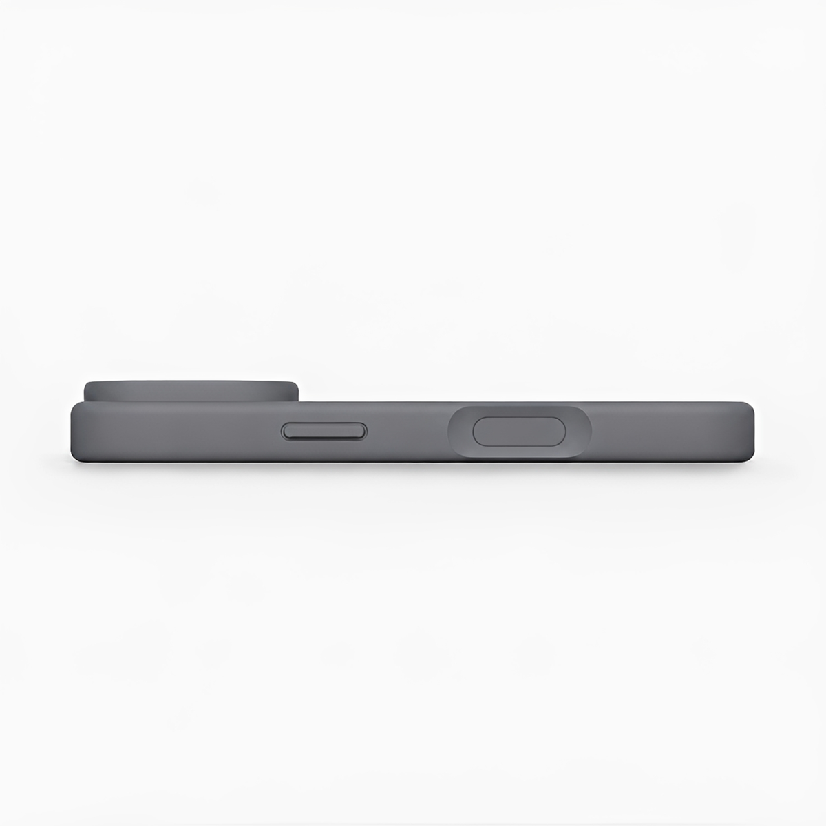 Premium Liquid Silicone iPhone Case – Precision Camera – Charcoal
