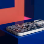 Y2K Marble Bear Collage iPhone Case – lifestyle view 5