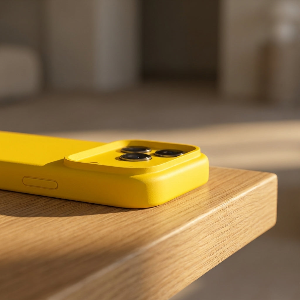 Premium Liquid Silicone iPhone Case – Precision Camera – Sunflower