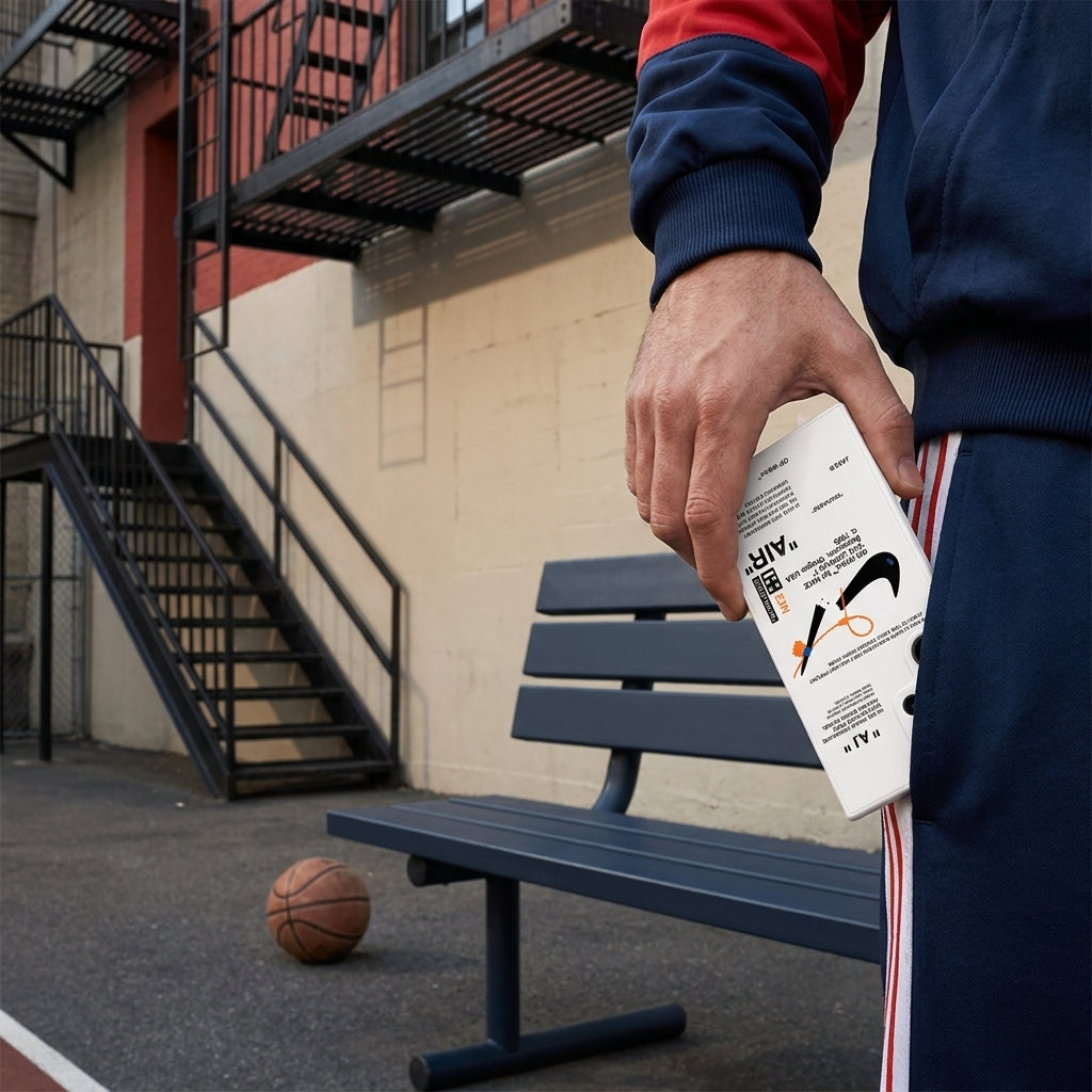 Nike x Off White inspired Streetwear Galaxy Case – White