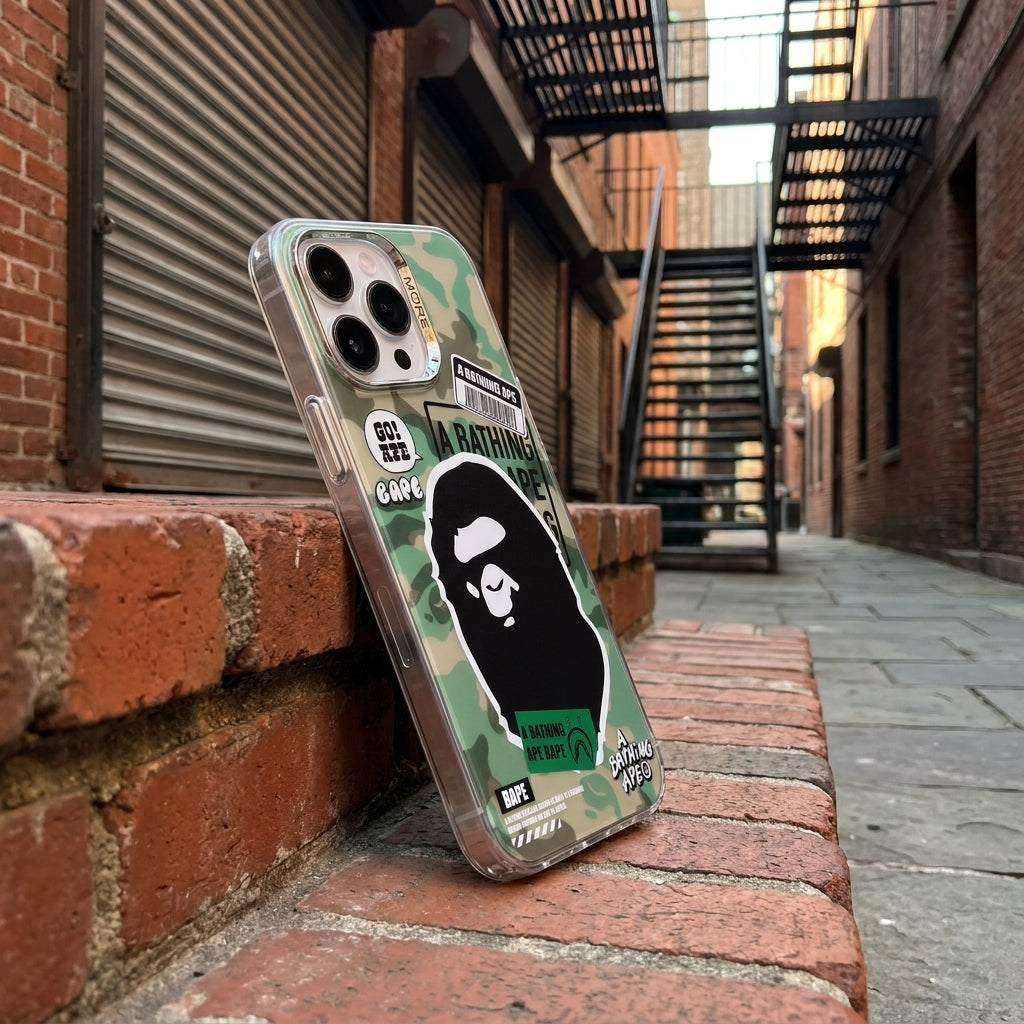 APE Green Camo Limited iPhone Case