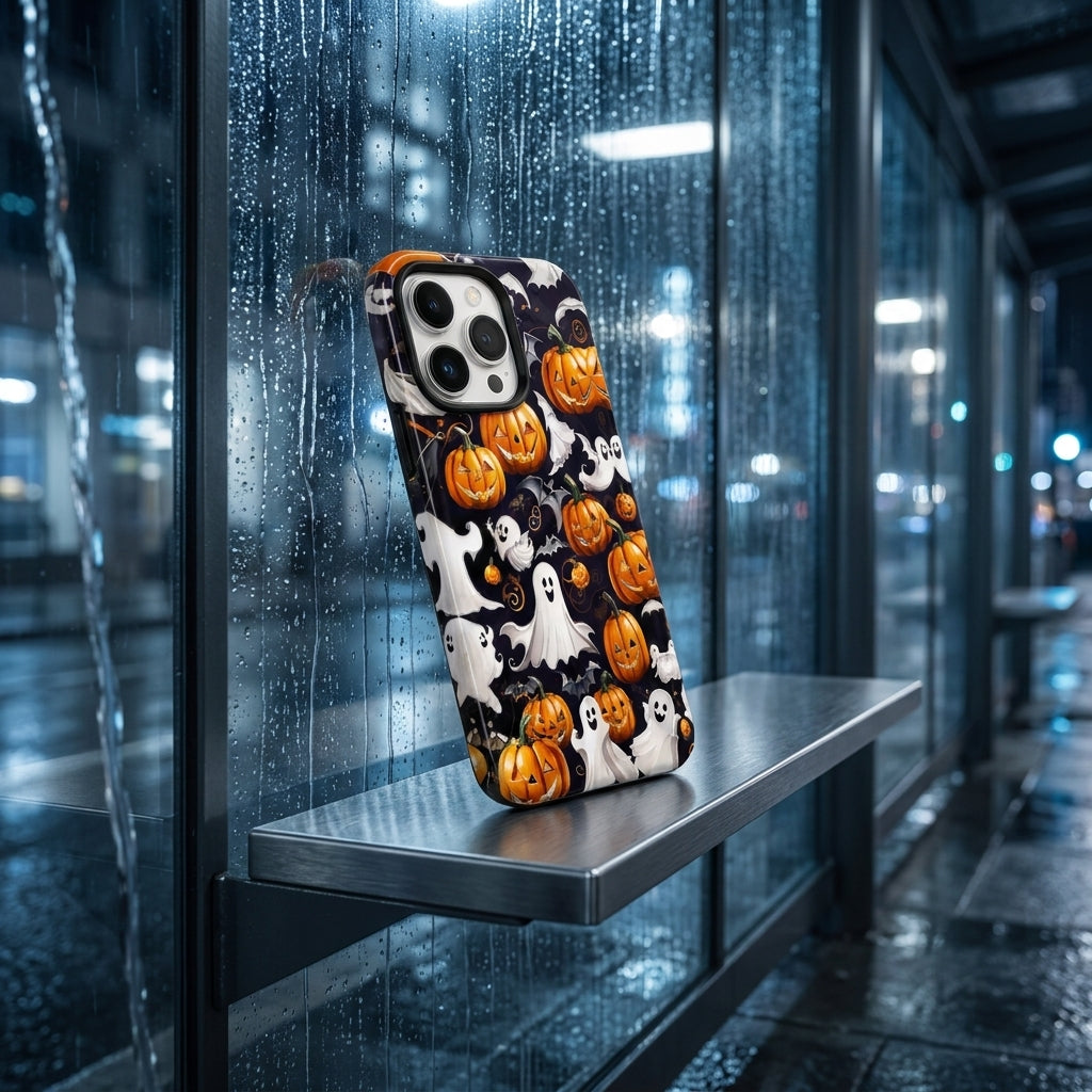 Pumpkin Parade Matte Glass MagSafe iPhone Case